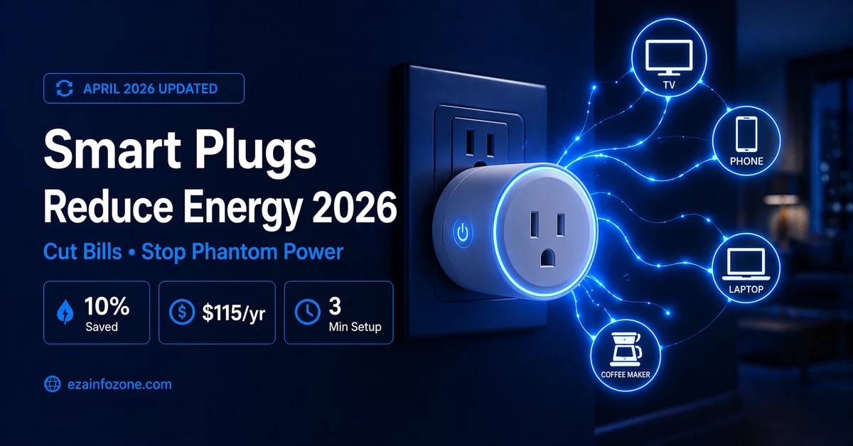 How to Use Smart Plugs to Reduce Energy Consumption in 2026 Smart Plugs