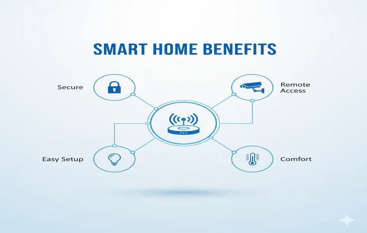 total home automation faq infographic