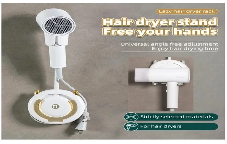 30 Best Smart Home & Kitchen Gadgets Worth Buying in 2025 Wall-Mounted Hair Dryer Holder