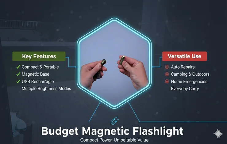 Budget Magnetic Flashlight