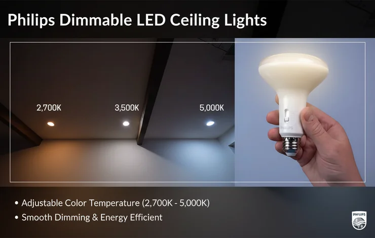 Philips Dimmable LED Ceiling Lights