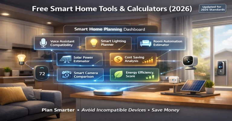 Free Smart Home Automation Tools & Calculators (2026)