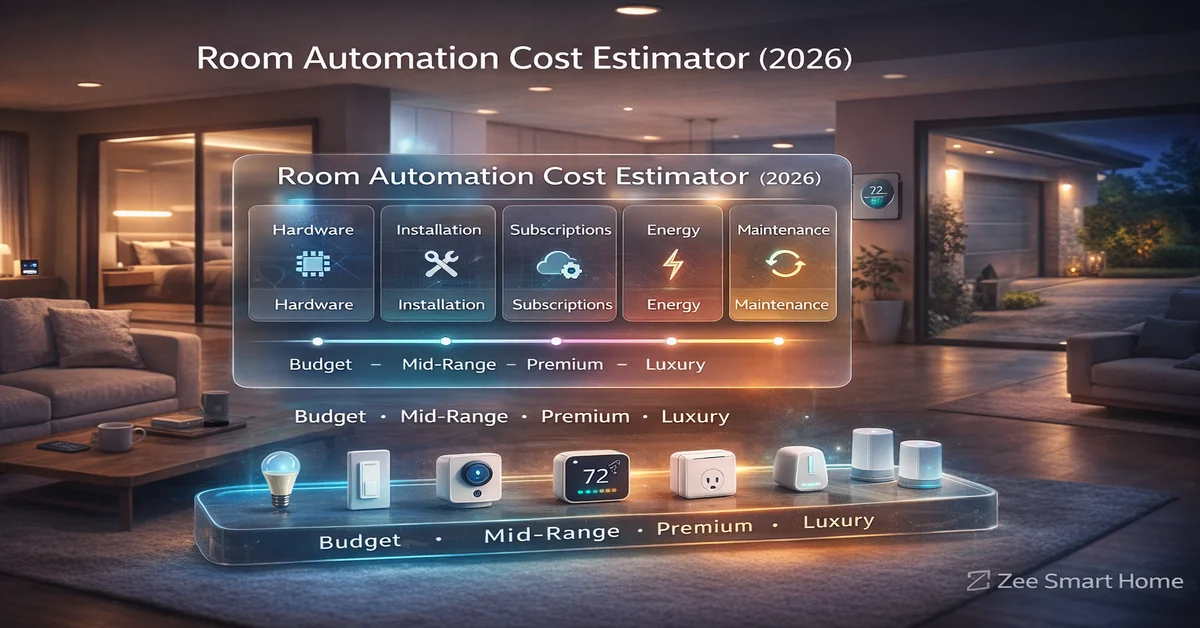 Room Automation cost estimator